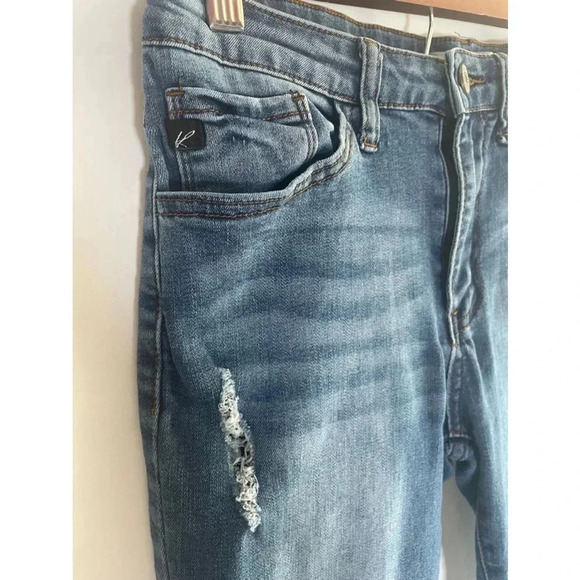 Kancan Blue Jeans Distressed Skinny Size 9 29 EUC - Picture 2 of 12